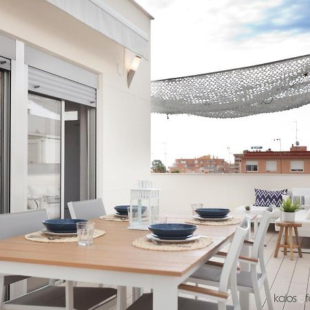Increible ático con vistas al Mediterraneo. Wifi!! Puerto de Sagunto Exterior foto